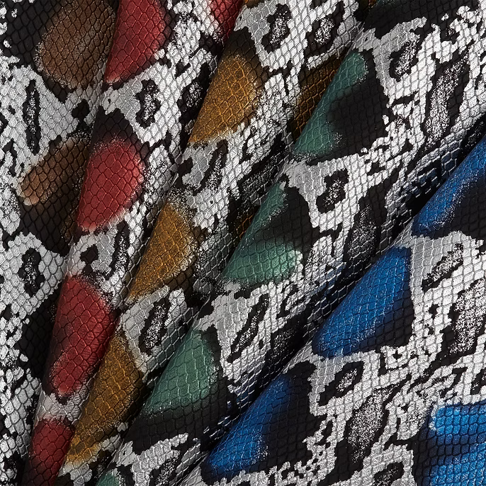 Metallic Snake-Print Lambskin Model 5