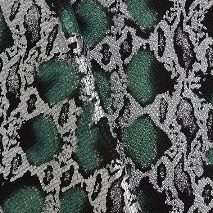 Metallic Snake-Print Lambskin Model 2