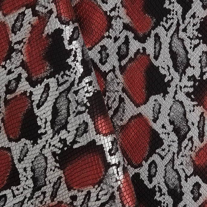 Metallic Snake-Print Lambskin Model 3
