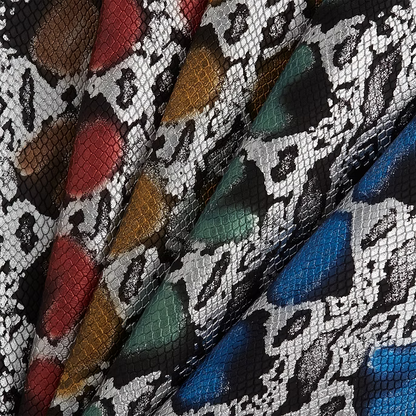 Metallic Snake-Print Lambskin Model 2