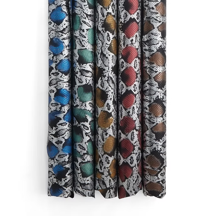 Metallic Snake-Print Lambskin Model 2