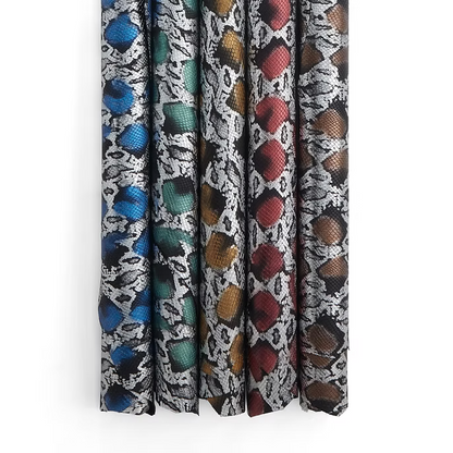 Metallic Snake-Print Lambskin Model 2