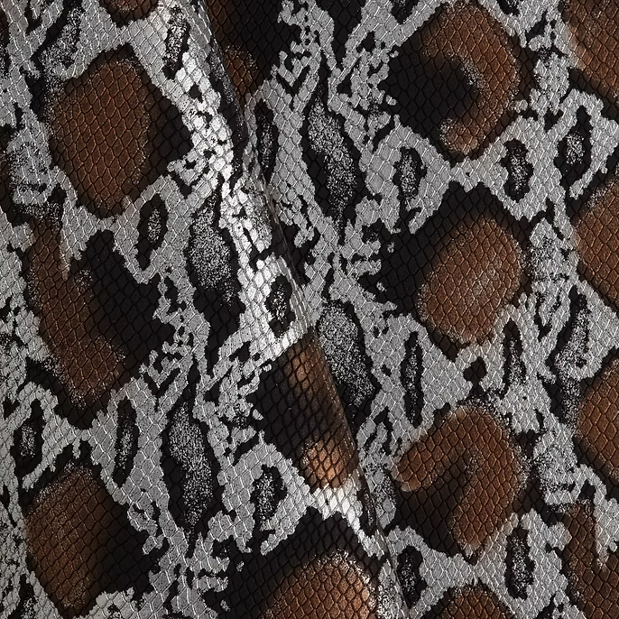 Metallic Snake-Print Lambskin Model 2