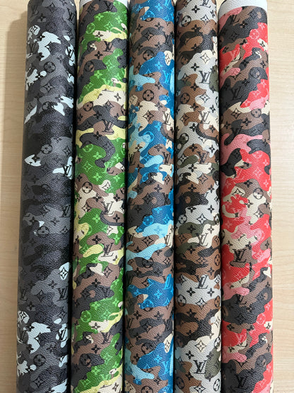 Camo Design Leathers